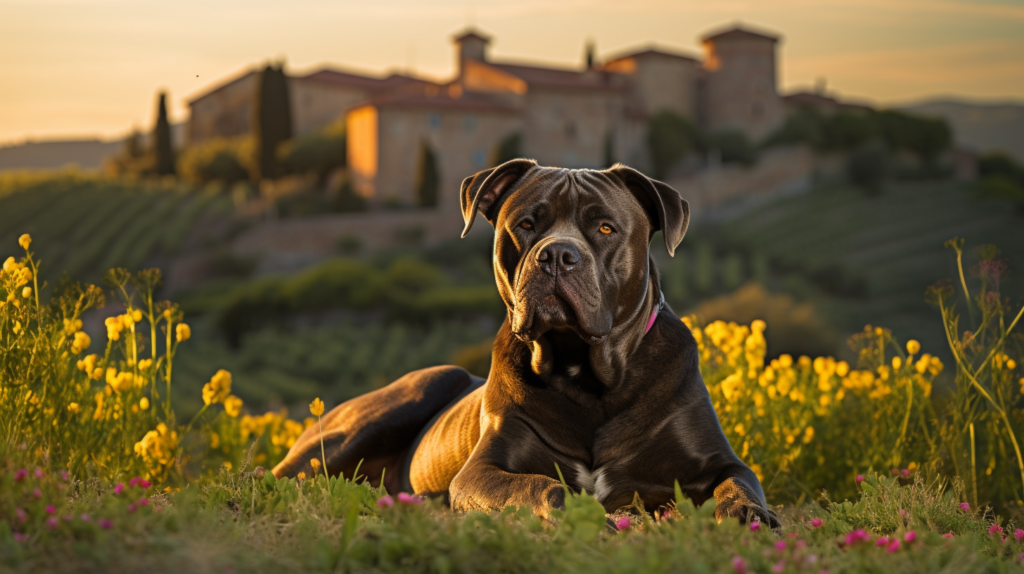 Italian Dog Command Resta (Stay)