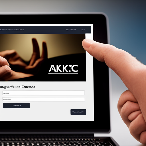 An image showcasing a computer screen with the AKC website open, displaying the "Registration Name Generator" button prominently