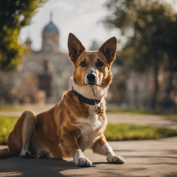 An image showcasing an attentive Italian dog awaiting its owner's command