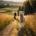 An image showcasing an Italian dog command: Avanti (Forward)