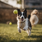 An image capturing the essence of Italian dog training with a playful twist