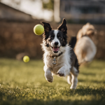 An image capturing the essence of Italian dog training with a playful twist