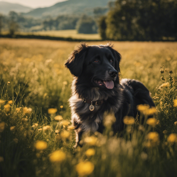 An image capturing the essence of "Respira" (Breathe) - an Italian dog command