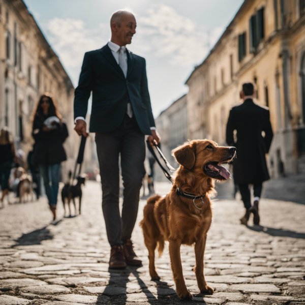 An image showcasing an Italian dog command: 